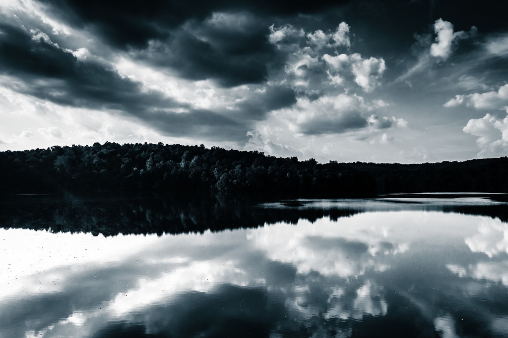 Reflection on the Water at Prettyboy Reservoir © Can Stock Photo Inc. / appalachianviews 